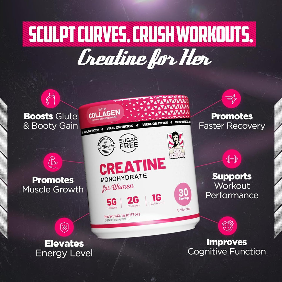 Creatina Para Mujeres Old School